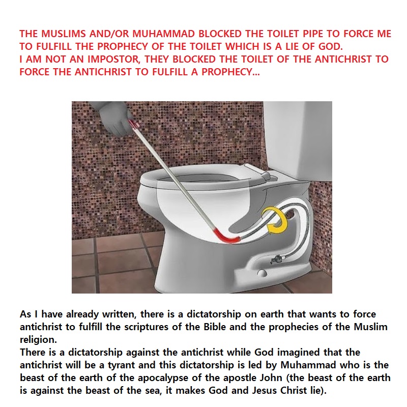 ‼️ 2025 11 07 ‼️ ✌👑 ‼️ VERY IMPORTANT: Muhammad is performing miracles on our toilet in order to force us to replace the toilet, in order to force us to fulfill a prophecy of the&nbsp;Bible:
