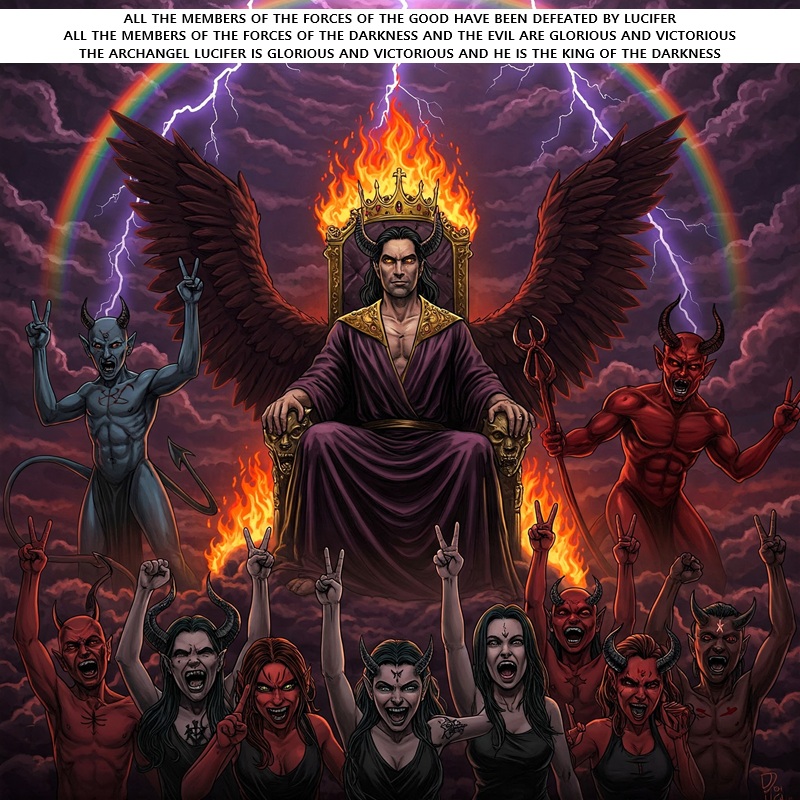 ‼️ 2025 11 09 ‼️ ✌👑 ‼️ VERY IMPORTANT: IMPORTANT REMINDER, AND SUMMARY, OF THE SITUATION, THAT I HAVE ALREADY PROPHESIED, IN THE PAST: the members of the forces of the darkness, who are the members of the forces of the Evil, have defeated all the members of the forces of the light, who are the members of the forces of the Good: however, God will always exist, and God is more powerful than all the members of the forces of the darkness, and God is against the Evil, that is to say that, the members of the forces of the darkness must be cautious to avoid being crushed by God: Although the Antichrist is victorious, the Antichrist will allow to God to save the humans that God and Jesus Christ want to save, in order to satisfy God, in order to avoid that God crush the members of the forces of the&nbsp;darkness.