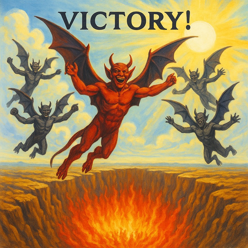 ‼️‼️ ‼️ 2025 07 25 ‼️ ✌👑 ‼️ VERY IMPORTANT: The antichrist answers to the question of Jimmy Evans, about the abyss and the&nbsp;hell: