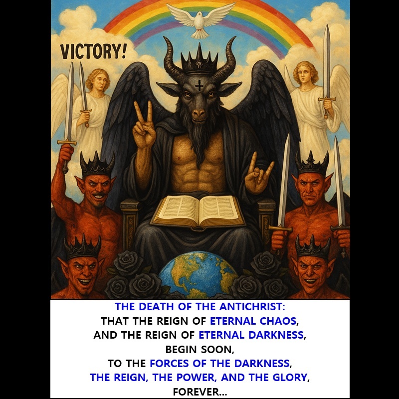 ‼️ 2025 12 14 ‼️ ✌👑 ‼️ VERY IMPORTANT: THE ANTICHRIST WANTS TO AVOID THE NOTHINGNESS, BECAUSE THE ANTICHRIST IS IN FAVOR OF THE LIFE: THE ANTICHRIST DOES NOT WANT TO DIE, BECAUSE THE ANTICHRIST FEARS TO PROVOKE THE DISAPPEARANCE OF GOD, BECAUSE THAT COULD PROVOKE THE DISAPPEARANCE OF THE ANGELS, AND OF THE DEMONS, AND OF THE HUMANS, AND OF ALL THE CREATURES, AND OF ALL THE CREATION: THE ANTICHRIST IS DOMINATED BY THE OPPONENTS OF THE ANTICHRIST, WHO WANT TO FORCE THE ANTICHRIST TO DEFLOWER VIRGINS, FOR&nbsp;GOD: