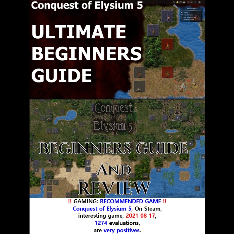 ‼️ 2025 11 18 ‼️ ✌👑 ‼️ VERY IMPORTANT: ‼️ GAMING: RECOMMENDED GAME: CONQUEST OF ELYSIUM 5 (18,84€ currently), On Steam, interesting game, 2021 08 17, 1274 evaluations, are very&nbsp;positives.