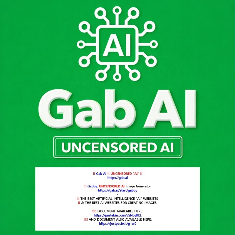 ‼️ 2026 02 19 ‼️ ✌👑 ‼️ VERY IMPORTANT: I HAVE A MONTHLY SUBSCRIPTION TO GAB AI FOR $20 USD (€16.88): INVITE YOUR FRIENDS BACK WITH 150 FREE CREDITS: DON’T MISS OUR FEBRUARY 2026 SPECIAL OFFER: USE THE CODE LOVE AT CHECKOUT TO SAVE 30% OFF STANDARD RATES (SAVE 30% FOR THE FIRST MONTH; AFTER THE FIRST MONTH, THE PRICE WILL BE $20 USD PER MONTH): Thank You Very Much :