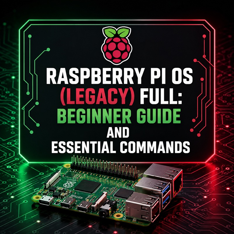 2026 07 23: RASPBERRY PI OS (LEGACY) FULL: BEGINNER GUIDE AND ESSENTIAL COMMANDS